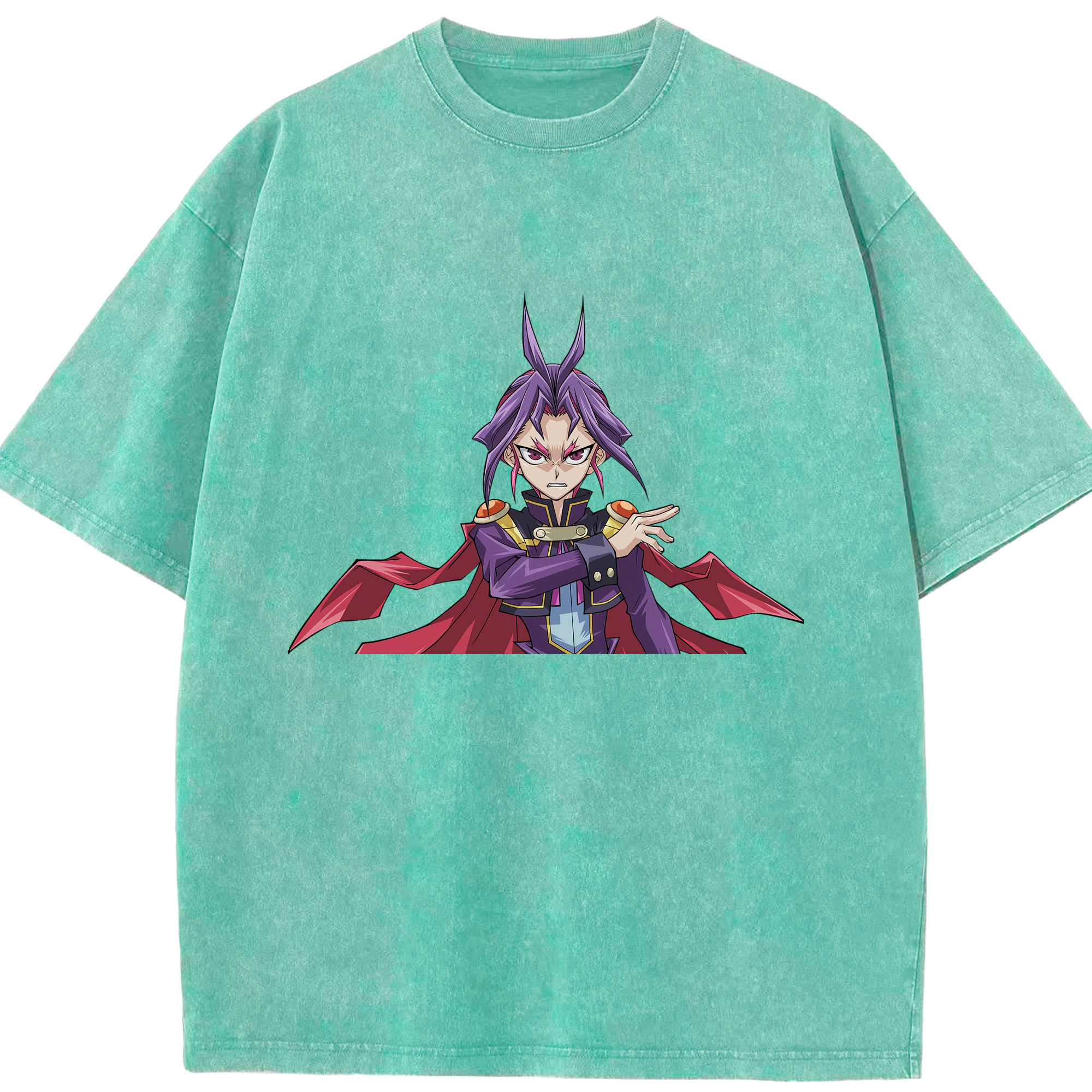 （画像用） 遊☆戯☆王 Yu-Gi-Oh! 綿100% ヴィンテージ風 半袖Tシャツ（フロントプリント）